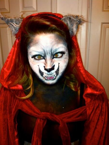 Werewolf & Little Red Riding Hood Halloween Fancy Dress Best Diy Costumes, Little Red Riding Hood Halloween, Wolf Halloween Costume, Red Riding Hood Wolf, Grease Costumes, Wolf Costume, Costume Works, Costumes For Teens, Halloween Costume Contest