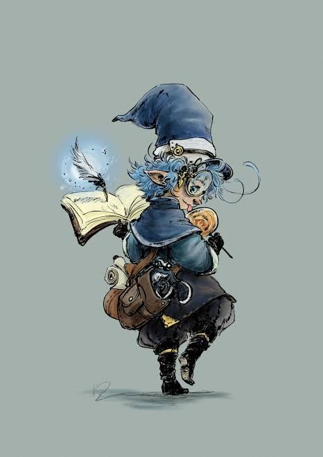 Gnome Wizard Dnd, Wizard Images, Wizard Dnd, Gnome Witch, Gnome Wizard, Forest Gnome, D&d Online, Oc Art, The Wizard