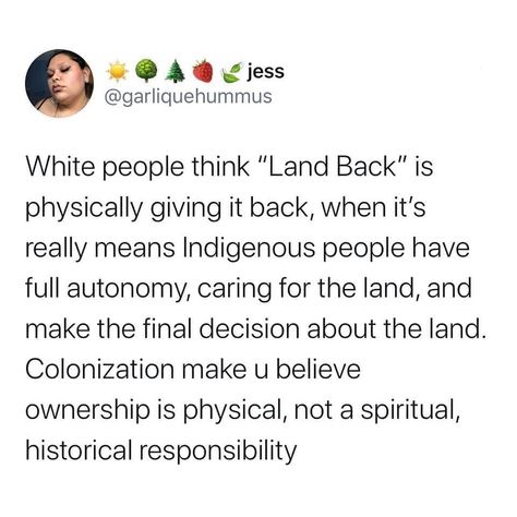 @decolonizemyself posted on Instagram: “#yes #landback #firstnations #motherearth #nativeamericans #takecare #landdefenders #yyc #skpoli #waterissacred #love #2spirit #naturallaw…” • Jul 12, 2020 at 2:13am UTC Native Lives Matter, Landback Movement, Facts And Opinions, Trans Rights Are Human Rights, Stop Asian Hate, Fact And Opinion, Animal Liberation, Trans Rights, Black Lives Matter Movement