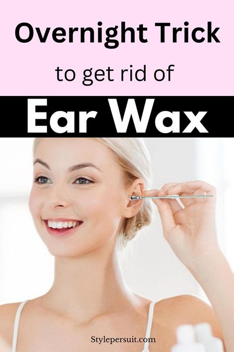 While earwax usually works its way out of the ear naturally, an excess build-up can lead to discomfort, hearing problems, or even temporary hearing loss. If you're seeking a safe and effective way to manage earwax at home without resorting to cotton swabs, this guide will explore gentle remedies to help you maintain healthy ears. Impacted Ear Wax Removal Diy, Natural Ear Wax Removal, Clean Ear Wax Out, Best Ear Wax Removal, Unclog Ears, Impacted Ear Wax, Ringing Ears Remedy, Ear Wax Removal Video, Ear Wax Candle