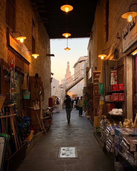 I am always amazed about the beauty of every corner of Souq Waqif #souqwaqif #qatar #doha #souq #sunset #sunsetphotography Old Souq Dubai, Doha Qatar Aesthetic, Holiday Manifestation, Souq Waqif Doha Qatar, Qatar Aesthetic, Qatar City, Souq Waqif, Arab Aesthetic, Qatar Travel