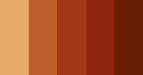 Red Brown Palette, Red Brown Colour Palette, Shades Of Brown Colour Palettes, Brick Color Palette, Color Palette Brown, Halloween Color Palette, Brown Color Scheme, Cottage Core House, Sunset Color Palette