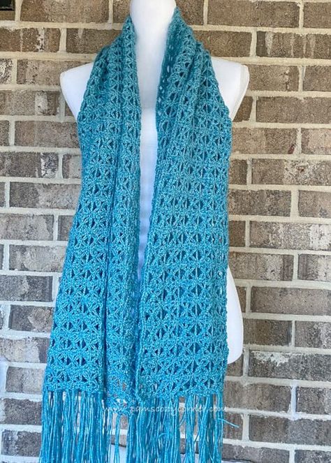 Lydia’s Aquamarine Scarf — Pams Cozy Corner - Crochet and Knit Designer Lacy Scarf, Corner Crochet, Scarf Collection, Yarn Bee, Lace Scarf, Paintbox Yarn, Baby Yarn, Dk Yarn, Scarf Pattern