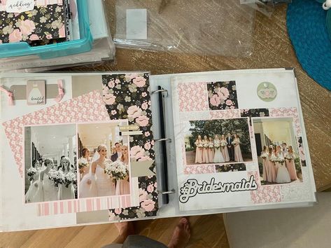 Hen Do Scrapbook, Bridal Scrapbook Ideas, Bridesmaid Scrapbook For Bride, Bridal Scrapbook From Bridesmaids, Bridesmaid Scrapbook, Bridal Scrapbook, 2024 Scrapbook, Bride Scrapbook, Letters To The Bride