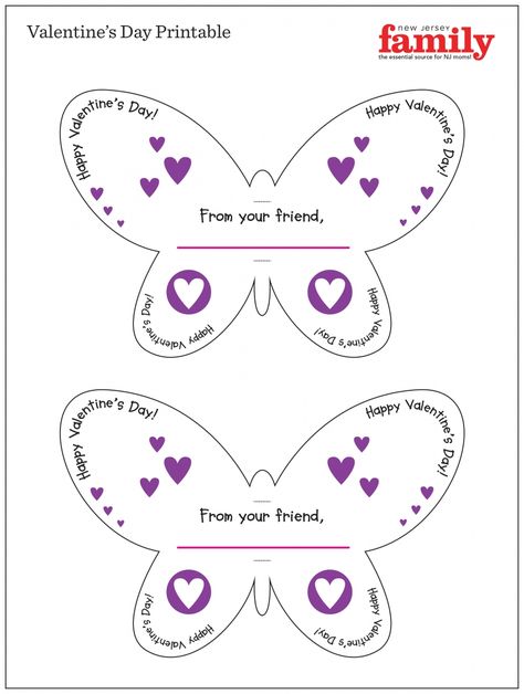 Butterfly Sucker Valentine, Butterfly Valentine Cards, Valentine Templates Free Printable, Valentines Template, Lollipop Valentines, Butterfly Lollipop, Butterfly Valentine, Valentine Card Template, Lollipop Decorations