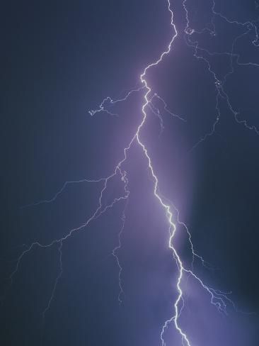 size: 24x18in Photographic Print: Lightning Bolt Poster by Jim Zuckerman : Bolt Poster, Hidden Lighting, Growth And Decay, Trippy Designs, Minimalist Lighting, Scenic Art, Beach Landscape, Outfit Inspiration Fall, Ethereal Art