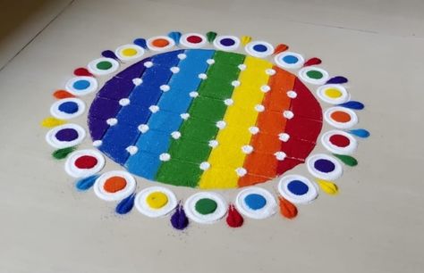 Attractive colorful rainbow rangoli
Colourful
Designer
Simple
DIY
Relaxing
Satisfying
Sandart
Kolam Rainbow Rangoli Design, Rainbow Rangoli, Colorful Rangoli, Rangoli Design, Colorful Rainbow, Rangoli Designs, Innovative Design, Follow For More, Rainbow Colors