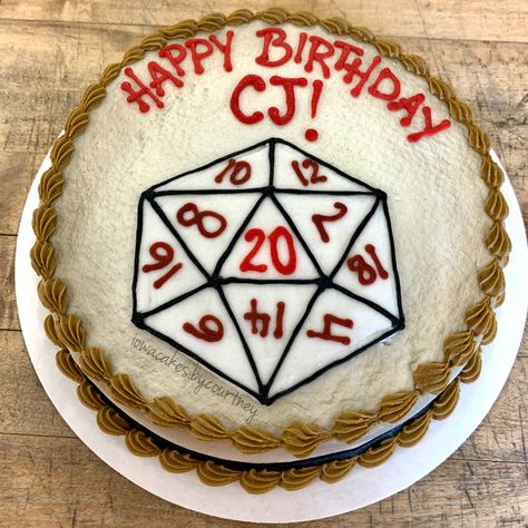 Dungeons And Dragons Cake Birthday, Dungeon And Dragons Cake Ideas, Dungeons And Dragons Cakes, Warhammer Birthday Cake, D And D Cake, Nerdy Birthday Cakes, Dark Souls Cake, D&d Cake Ideas, Dnd Birthday Cake