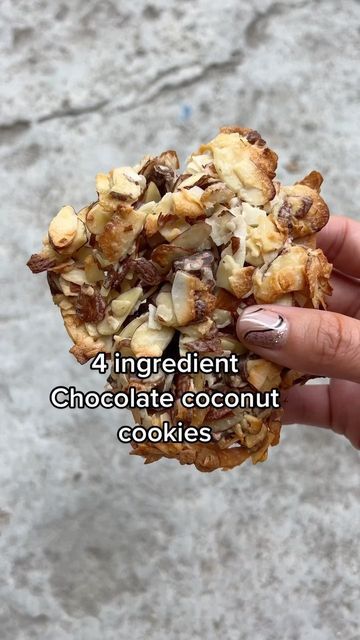 Dr. Alexandra Lourdes on Instagram: "Never seen an easier recipe! 🥹😍 #cookie #easyrecipe #coconut #glutenfree #recipe #hashimotos #baker" Alexandra Lourdes Cookies, Alexandra Lourdes, Chocolate Coconut Cookies, Tasty Baking, Easy Baking Recipes Desserts, Healthy Sweets Recipes, Baked Dessert Recipes, Cooking Recipes Desserts, Easy Baking Recipes