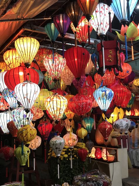 Lantern shop - Hoi An - Vietnam Lantern Making, How To Make Lanterns, Hoi An, Paper Lamp, Lanterns, Vietnam, Novelty Lamp, Table Lamp, Lighting