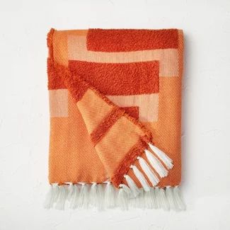 Opalhouse™ designed with Jungalow™ Throw Pillows & Blankets : Target Mid Century Modern Throw Blanket, Retro Throw Blanket, Fun Throw Blankets, Colorful Throw Blanket, Funky Cottage, Orange Throw Blanket, Pom Pom Throw Blanket, Decorative Wall Sculpture, Boho Throw Blanket