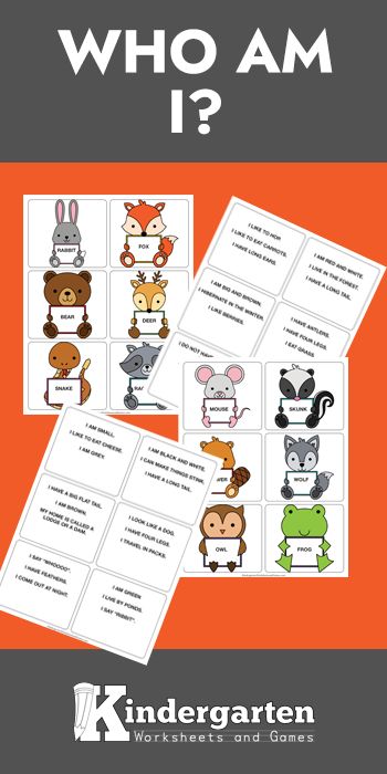 This fun animal activity lets children listen for clues to determine what animal you are talking about. These Who Am I? Cards are perfect for preschool, pre-k, kindergarten, first grade, and 2nd graders are perfect for a fun guess the animal game. Animal Games Preschool, Tame Animals Activities For Preschool, Animal Adventure Activities, What Do Animals Need Kindergarten, Children's Games, Pets Vs Wild Animals Preschool, Guess The Animal, Animal Gestation Game, Animal Guessing Game