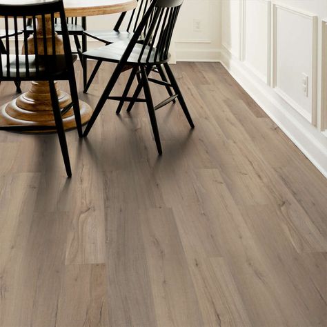 everlasting plus smr13 - driftwood Costco | Shaw Floors Vinyl Flooring: Vinyl Plank, LVT and WPC Wall Color With Gray Floors, Flooring Vinyl Plank, Coretec Plus, Flooring Vinyl, Kitchen Floors, Durable Flooring, Grey Flooring, Vinyl Plank Flooring, Luxury Vinyl Flooring