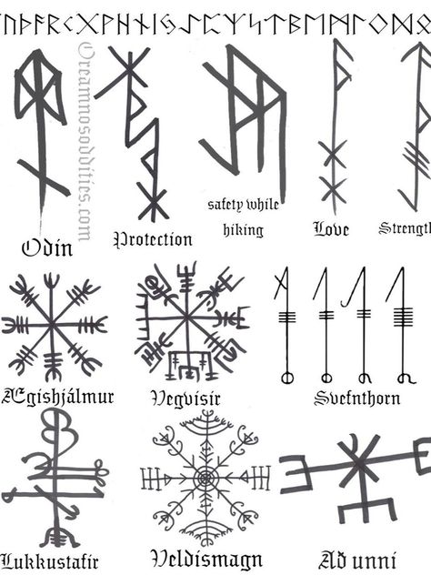 Norse Runes Meanings, Viking Runes Alphabet, Norwegian Tattoo, Viking Writing, Strength Symbols Tattoo, Wiccan Runes, Runes Symbols, Moon 2024, Viking Symbols And Meanings