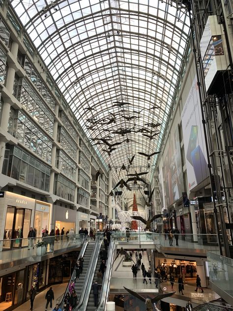 Cadillac Fairview Mall, Toronto Eaton Centre. Eaton Centre Toronto, Toronto Eaton Centre, Eaton Centre, Commercial Center, Future Life, Shopping Center, Personal Photo, Beautiful Sunset, Shopping Mall