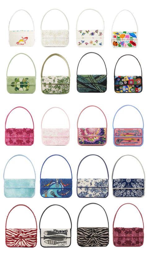 Bags With Beads, Staud Bags, Funky Purses, Shoulder Purses, Dream Bag, Dream Bags, Fancy Bags, Pretty Bags, Beaded Purses