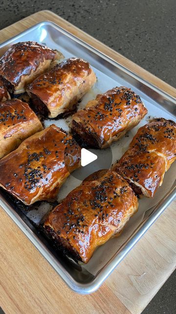 Pork Sausage Rolls, Pie Pastry Recipe, Australian Recipes, Sausage Rolls Recipe, Beach Fire, Cooking Challenge, Australian Food, The Onion, Sausage Rolls