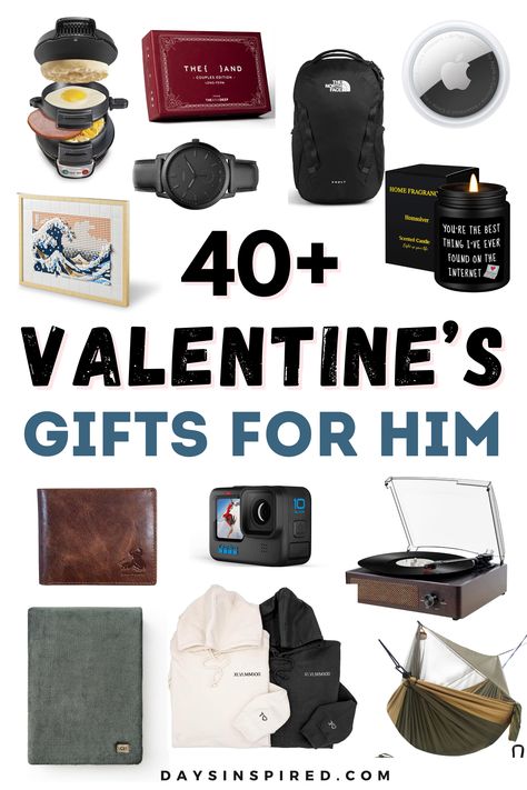 If you’re on the hunt for Valentine’s gifts that’ll make your guy swoon , you’ve come to the right place! Our curated list of Valentine’s gifts for him is all about celebrating the unique interests and passions that make your guy extraordinary. Whether he’s into tech gadgets, cozy comforts, or adventures in the great outdoors, we’ve got a lineup of thoughtful and exciting gifts that’ll show him just how much he means to you. Guy Valentine Gifts, Guys Valentines Gifts, Valentines Gifts For Guys, Men’s Valentines Gifts, Valentines Gift Ideas For Him, Valentines Gifts For Men, Small Valentines Gifts, Tech Gifts For Men, Valentines Day For Him