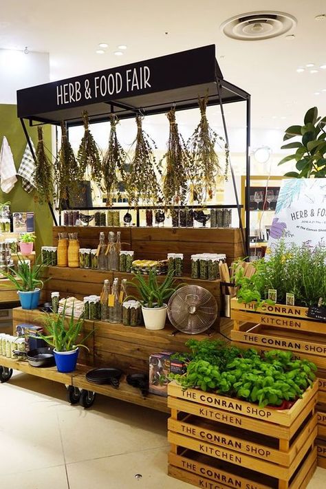 Park Cafe, Farmers Market Display, Bio Design, Food Fair, Supermarket Design, Farm Store, Interior Vintage, Kiosk Design, Market Displays