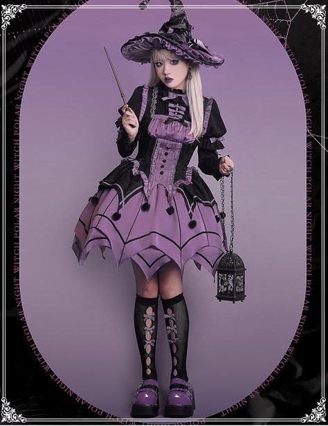 New Release: YingLuoFu 【-The Polar Night Witch-】 Gothic Lolita Set

◆ Shopping Link >>> https://www.lolitawardrobe.com/yingluofu-the-polar-night-witch-gothic-lolita-set_p7560.html Kawaii Witch Outfit, Kawaii Witch Costume, Witch Costumes Aesthetic, Witch Costume Ideas For Women, Cute Witch Outfits, Witch Outfits Aesthetic, Witch Costumes Halloween, Easy Witch Costume, Witch Outfit Aesthetic