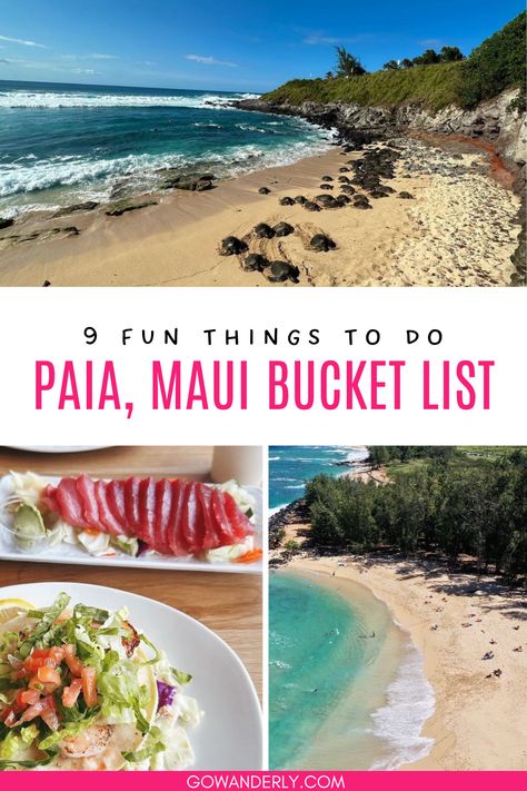 9 can't-miss activities in Paia, Maui, including Mama's Fish House and top beaches. Maui Bucket List, Paia Maui, Best Beaches In Maui, Maui Food, Things To Do In Maui, Maui Itinerary, Trip To Maui, Maui Travel, Fish House