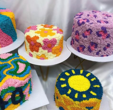 Shaggy Cake, Toddler Birthday Party Themes, Vegan Baking Recipes, Pastel Birthday, Mini Cakes Birthday, Birthday Desserts, Fake Cake, The Palms, Colorful Life