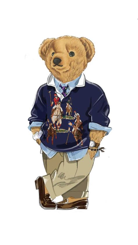 Polo Bear Wallpaper, Polo Ralph Lauren Wallpaper, F-14d Super Tomcat, Chuckie Rugrats, Polo Bear Ralph Lauren, Ralph Lauren Aesthetic, Ralph Lauren Bear, Teddy Bear Wallpaper, Bear Outfits