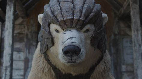 Iorek Byrnison | His Dark Materials | Fandom Iorek Byrnison, Ruth Wilson, Hbo Go, Dark Materials, Christopher Plummer, Midlife Crisis, Philip Pullman, Fantasy Book Series, Viggo Mortensen