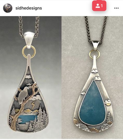 Metal Smithing Jewelry, Precious Metal Clay Jewelry, Silversmithing Jewelry, Metal Jewelry Making, Silversmith Jewellery, Abstract Jewelry, Handmade Silver Jewellery, Metalwork Jewelry, Metalsmithing Jewelry