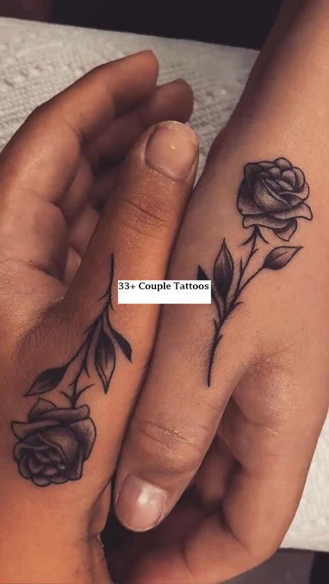 Boyfriend Girlfriend Tattoos, Girlfriend Tattoos, Married Couple Tattoos, Wife Tattoo, Stunning Tattoos, Couples Tattoos, Small Couple Tattoos, Cute Couple Tattoos, Hidden Tattoos