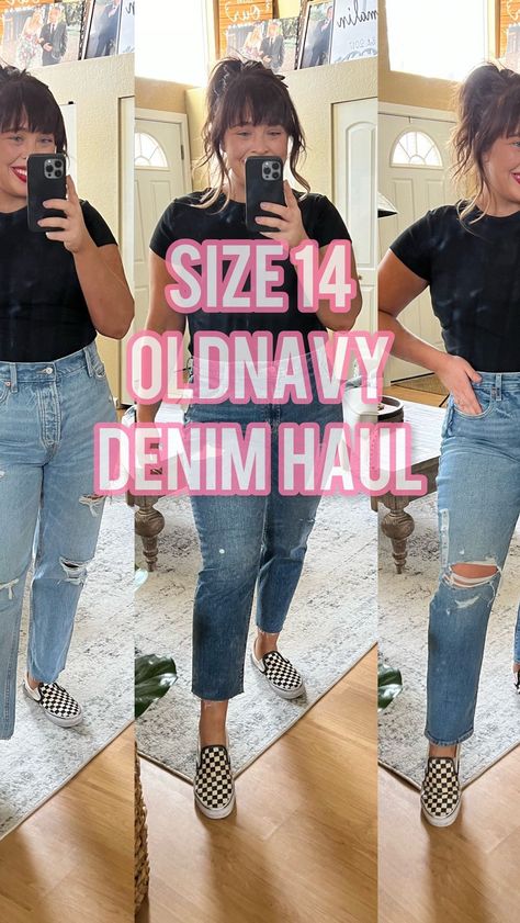 shelbysaywhatblog on Instagram: OLDNAVY Midsize Denim Haul👖 SALE use the code “bonus” for and extra 25% off today!! Which was your most fave? Have you tried OLDNAVY… Old Navy Jeans, Navy Jeans, Have You Tried, Good Old, You Tried, Old Navy, Navy, Outfit Inspo, Women's Top