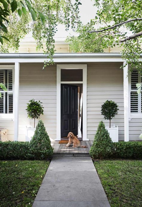 Weatherboard Exterior, Victorian House Renovation, Weatherboard House, Melbourne Home, Homes To Love, Modern Renovation, Cottage Exterior, Real Magic, Melbourne House