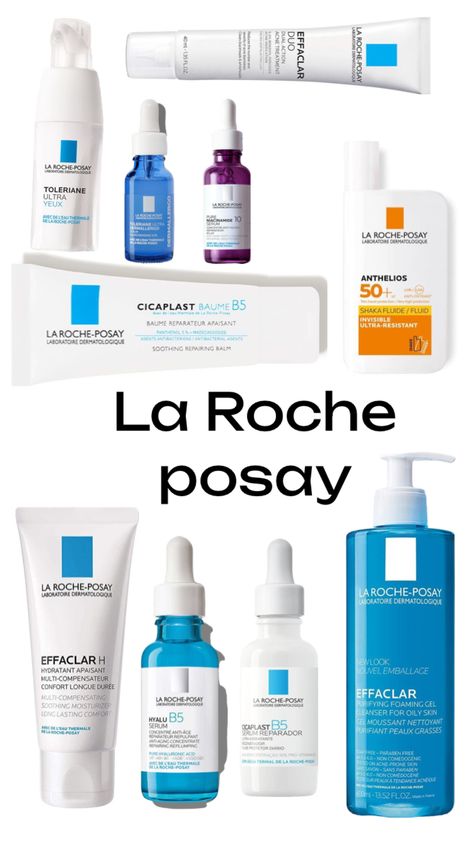 La Roche posay Larose Posay, La Roche Posay Skincare Routine, La Roche Posay Products, Skincare Routine Combination Skin, Skin Care Basics, Skincare Store, Face Skincare, La Roche Posay Effaclar, Cheap Skin Care Products