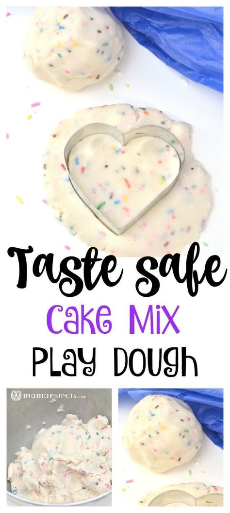 Edible Playdough, Toddler Sensory, Playdough Recipe, Homemade Playdough, Sensory Table, Messy Play, E Mc2, Toddler Play, Edible Cake