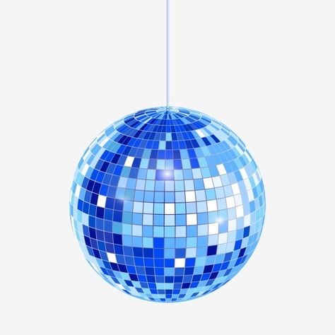 Blue Disco Ball Aesthetic, Disco Ball Background, Bola Disco, Blue Disco Ball, Disco Png, Blue Clipart, Doodle Png, Ball Aesthetic, Ball Drawing