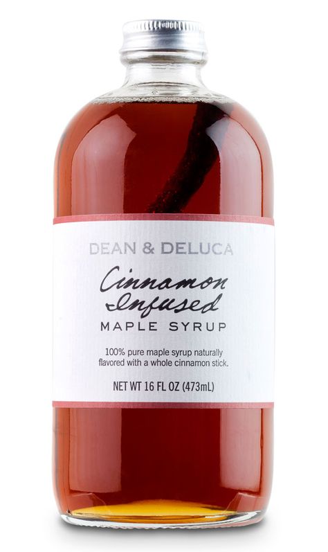 Cinnamon Infused Maple Syrup <3 Maple Syrup Bottle, Healthy Syrup, Maple Syrup Labels, Syrup Labels, Cheese Labels, Dean Deluca, Honey Bottles, Syrup Bottle, Honey Syrup