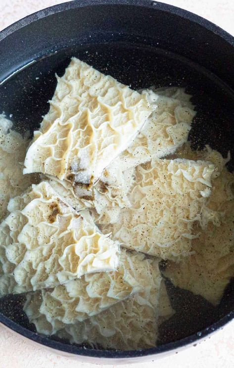 Beef Honeycomb Tripe Recipe, Tripas Recipe, Beef Tripe Stew, Honeycomb Tripe, Tripe Stew, Tripe Recipes, Tripe Soup, Boiled Beef, Beef Tripe