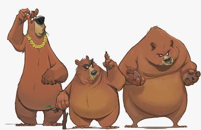 P.Cohen Sketch Blog: Bears! Bear Character Design, Character Design Cartoon, Brown Bears, Bear Character, Bear Drawing, Bear Illustration, Bear Art, Character Design Animation, Arte Animal