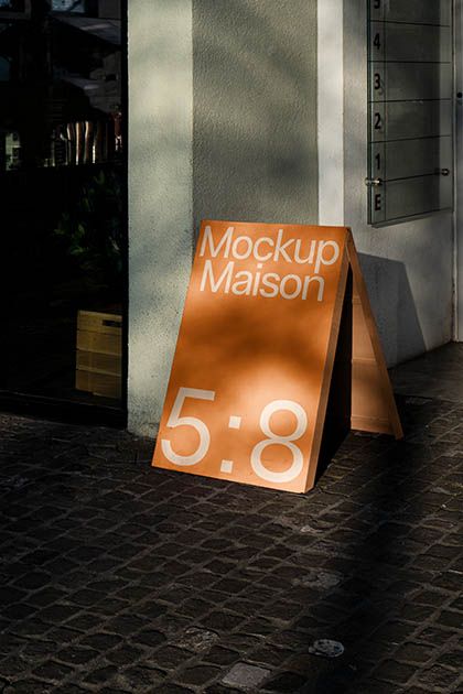 Menu Mockup, A Frame Signs, Corporate Presentation, Credit Card Statement, Swiss Design, Shadow Play, Urban Setting, Branding Mockups, Digital Advertising