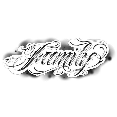 Lettering Tattoo Design, Family First Tattoo, Half Sleeve Tattoo Stencils, Loyalty Tattoo, Tattoo Lettering Design, Family Tattoo Designs, Tattoo Lettering Styles, King Style, Calligraphy Tattoo