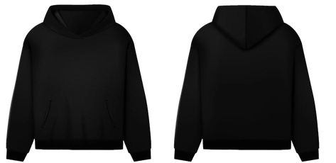 Plain Black Hoodie Front And Back, Plain Hoodie Front And Back, Mock Up Hoodie, Black Hoodie Template, Hoodie Mockup Free, Black Hoodie Mockup, Black Hoodie Outfit, Hoodie Polos, Plain Black Hoodie