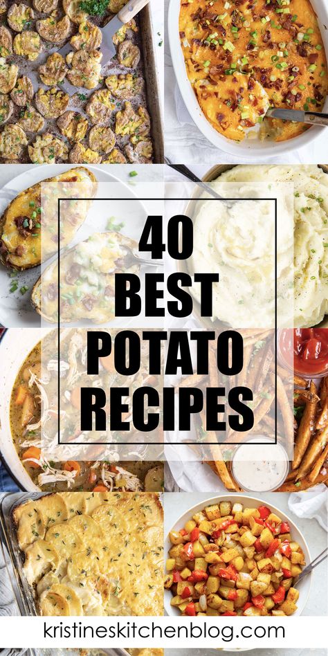 Awesome Potato Recipes, Cheap Potato Recipes, Potato Spuds Recipes, Riced Potatoes Recipes, Yellow Potato Side Dishes, Potato Supper Ideas, Idaho Potato Recipes Side Dishes, Potato Recipes Main Dish, Red Potatoes Crock Pot