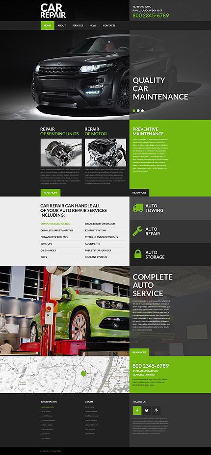 Template 52961 - Car Repair Responsive Website Template Portal Website, Service Website, Event Template, Car Website, Preventive Maintenance, Free Website Templates, Car Repair Service, Responsive Website Template, Web Designs