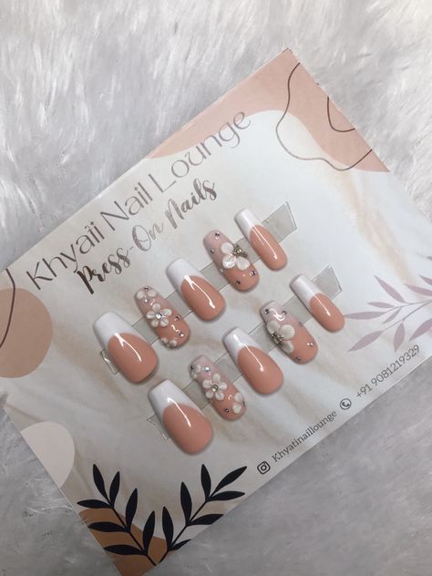 Fake Nails Packaging, Emoji Nails, Best Press On Nails, Nail Art Studio, Beige Nails, Nails Salon, Glow Nails, Acrylic Nails Coffin Pink, Cute Gel Nails