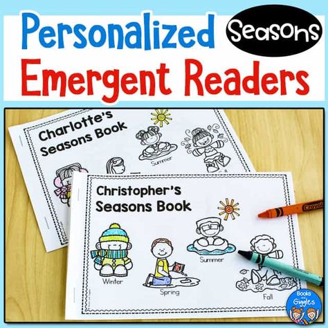 Emergent Readers Free, Kindergarten Readiness Checklist, Print Awareness, Picture Clues, Spring Books, Beginning Readers, Sight Word Worksheets, Big Words, Emergent Readers