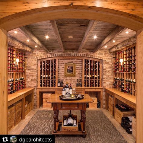 Under Stairs Wine Cellar, Tuscany House, Wine Cellar Racks, Camp House, Wine Barrel Furniture, Home Wine Cellars, Patio Deck Designs, Wine Cellar Design, Cellar Design