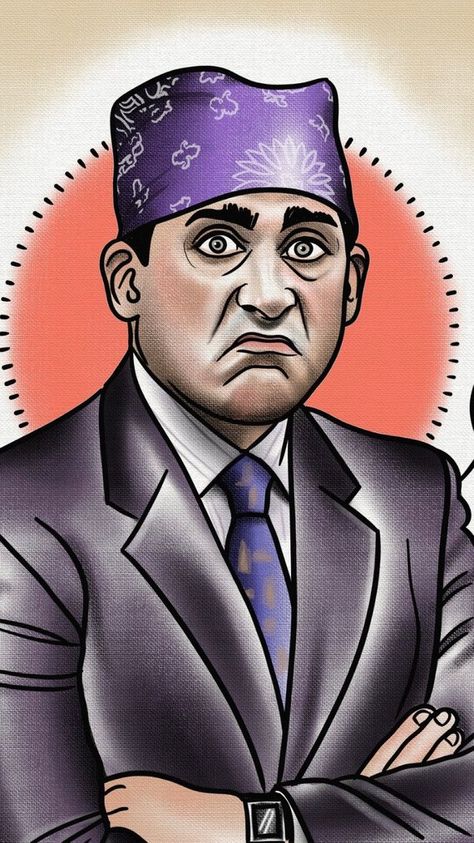 Michael Scott Tattoo, The Office Black And White, The Office Comic Art, The Office Art Drawing, Michael Scott Illustration, The Office Pams Painting, Michael Scott The Office, The Royal Tenenbaums, Michael Scott