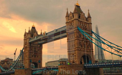 'Tower Bridge, London' This image is available for licence for only £5! on From The Lens - Photography for Websites, Social Media and Publications The London Bridge, Tower Bridge London Photography, Famous London Landmarks, Old London Bridge, Nature Architecture, Hotel Safe, Tower Bridge London Night, Uk Destinations, Tower Bridge London