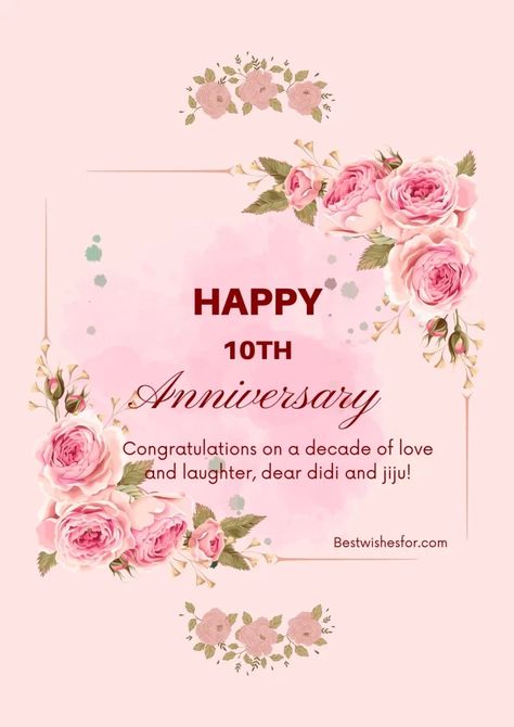 Wedding Anniversary Messages, Sayings Images For Didi & Jiju | Best Wishes Happy Anniversary Didi, Marriage Anniversary Message, Happy First Wedding Anniversary, Anniversary Wishes For Sister, Wedding Anniversary Message, Happy 25th Anniversary, Happy Marriage Anniversary, 9th Wedding Anniversary, Happy 10th Anniversary