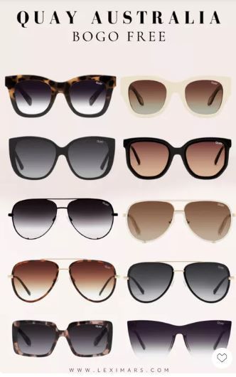 Quay Australia BOGO free quay australia sale sunglasses on sale summer accessories #summer #beach #sunglasses https://liketk.it/3E0fE @liketoknow.it #liketkit #LTKunder100#LTKunder50#LTKsalealert Quay Sunglasses For Oval Face, Quay Women Sunglasses Quay Australia, Black Quay Sunglasses, Popular Sunglasses Quay, Quay Jezabell Sunglasses, Quay Australia, Summer Accessories, Sunglasses Sale, Ever After